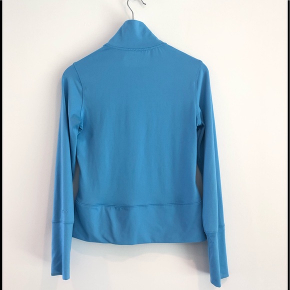 Sleek Robin Egg Blue Zip Shell - Picture 3 of 4